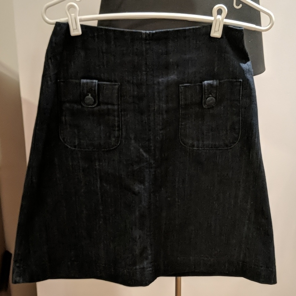 Boden Denim A-Line Skirt